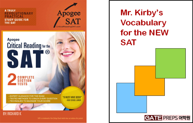 Apogee SAT, Mr. Kirby's Vocabulary for the NEW SAT, GATE PREPS 어학원